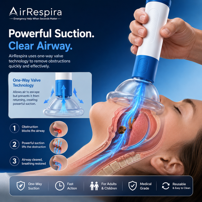 AirRespira™ Choking Rescue Device