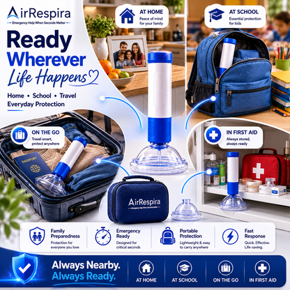 AirRespira™ Choking Rescue Device