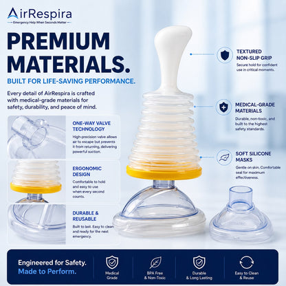 AirRespira Choking Rescue Device