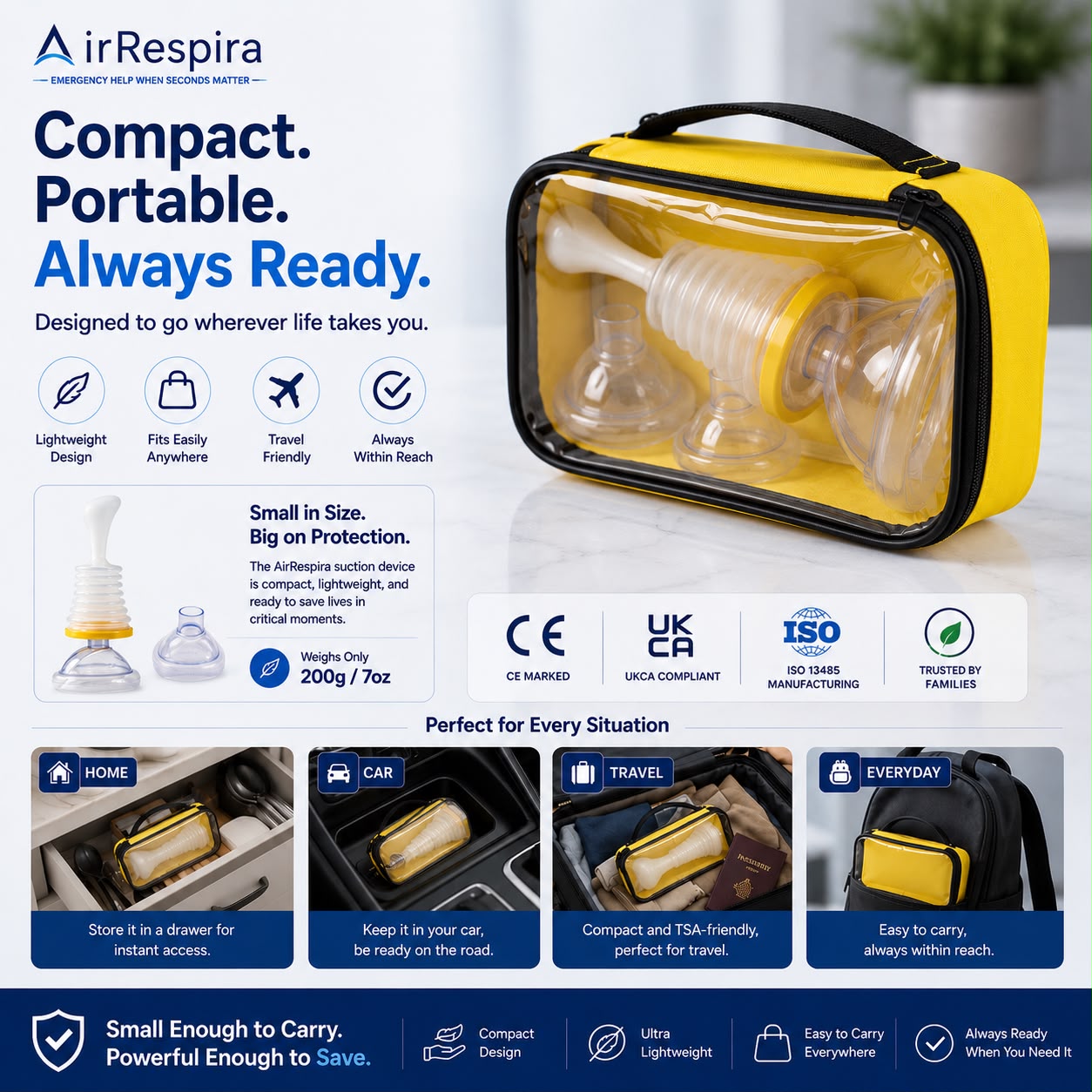 AirRespira Choking Rescue Device